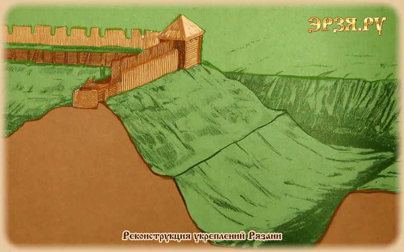 Реконструкция укреплений Рязани